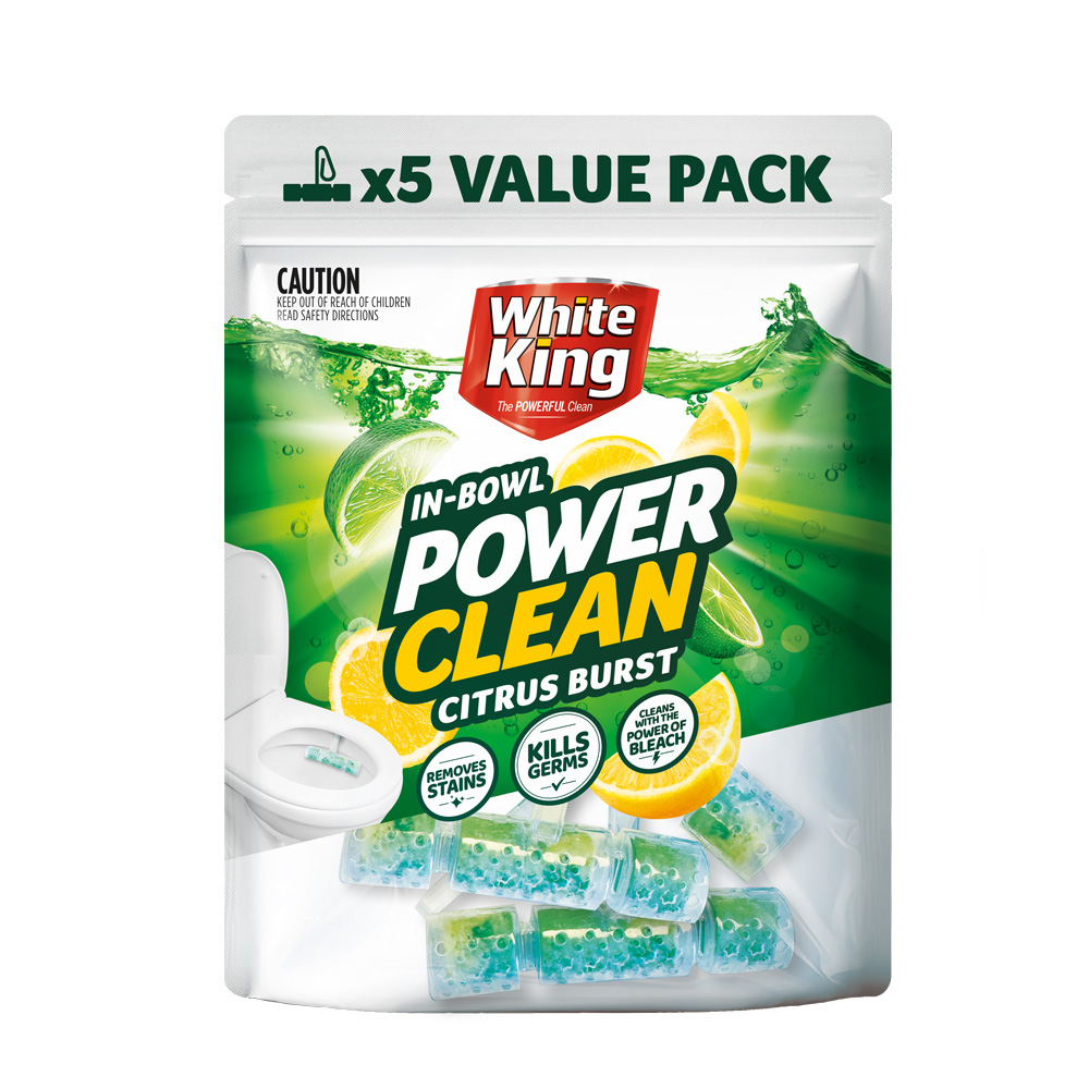 White King In Bowl Toilet Cage